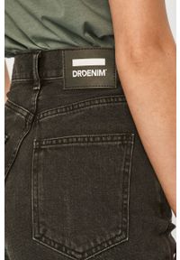 Dr. Denim - Szorty jeansowe. Okazja: na co dzień. Stan: podwyższony. Kolor: czarny. Materiał: jeans, denim. Styl: casual #5