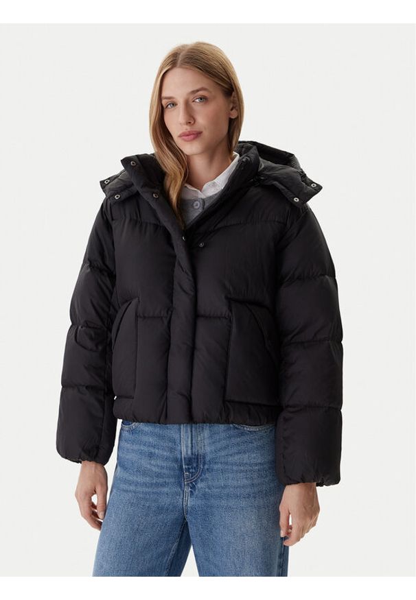Levi's® Kurtka puchowa Western Bubble 003MD-0001 Czarny Relaxed Fit. Kolor: czarny. Materiał: syntetyk