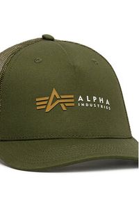 Alpha Industries Czapka z daszkiem Label 106901 Zielony. Kolor: zielony. Materiał: bawełna #3