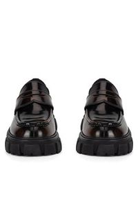 Badura Loafersy ELANA-01WI-002 Brązowy. Kolor: brązowy. Materiał: skóra, lakier #3