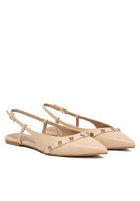 Guess Baleriny FLPDOR LEA05 Beżowy. Kolor: beżowy. Materiał: skóra #6