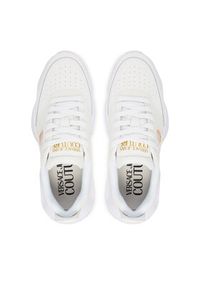 Versace Jeans Couture Sneakersy 80VA3SU8 ZPB80 3 Biały. Kolor: biały. Materiał: skóra #2