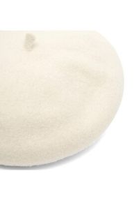 Jenny Fairy Beret 4W3-007-AW23 Beżowy. Kolor: beżowy. Materiał: wełna