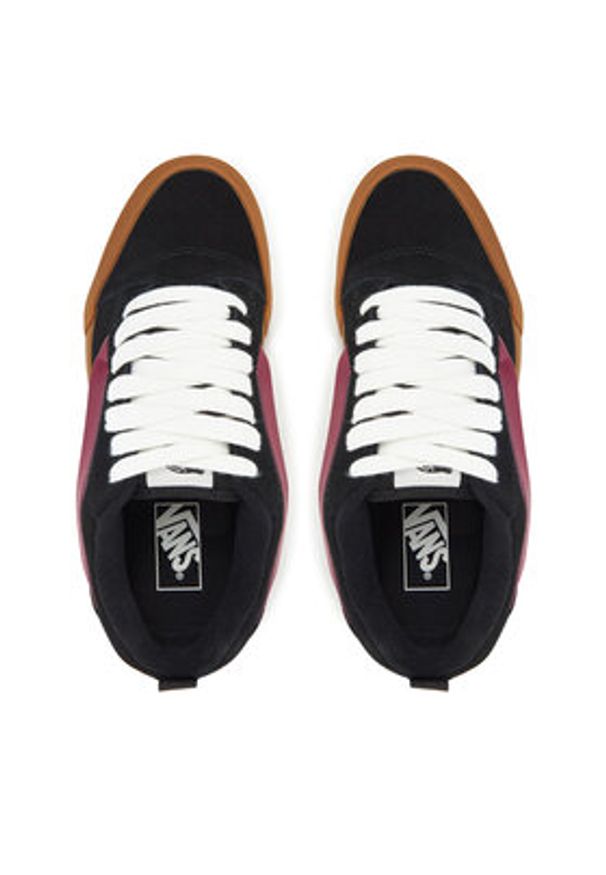 Vans Sneakersy Knu Skool VN000D6CBMV1 Czarny. Kolor: czarny. Materiał: zamsz, skóra