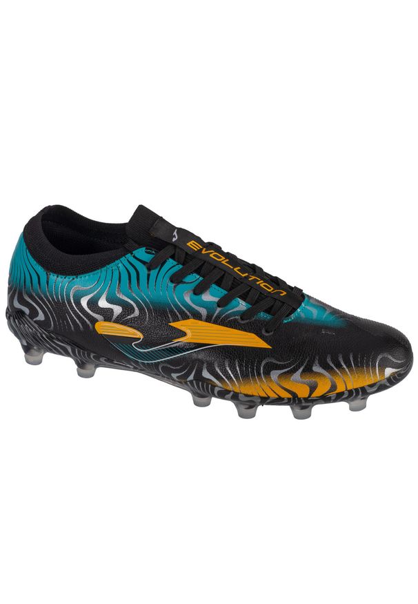 Joma - Buty piłkarskie korki męskie, Evolution Cup 24 FG ECUW. Kolor: czarny, żółty, wielokolorowy. Sport: piłka nożna