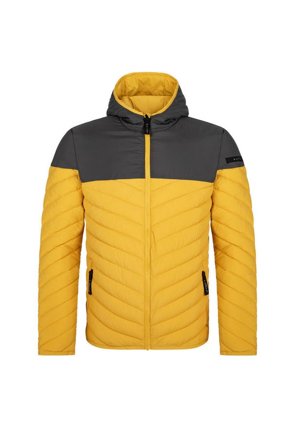 ZERO FRICTION - Kurtka męska LOAP Jenda, żółta, rozmiar S. Kolor: zielony, żółty, szary, wielokolorowy. Materiał: puch