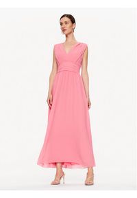 Rinascimento Sukienka wieczorowa CFC0114421003 Różowy Regular Fit. Kolor: różowy. Materiał: syntetyk. Styl: wizytowy #1