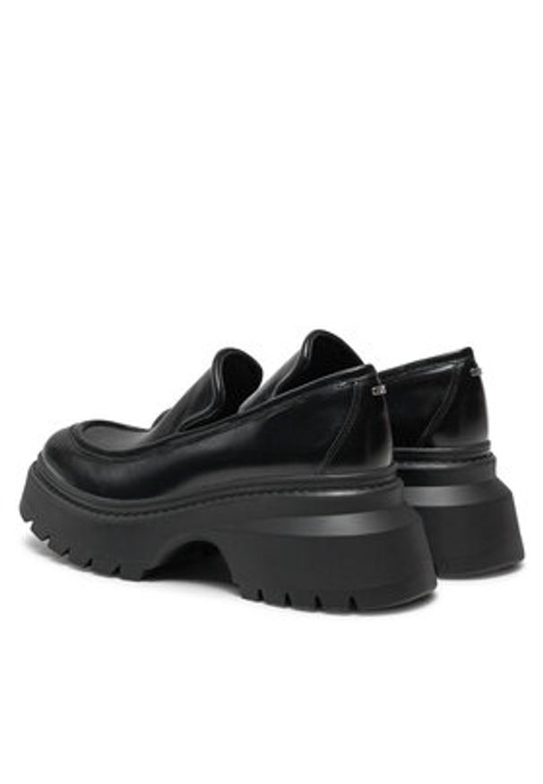 MICHAEL Michael Kors Loafersy 40F4SSFP8L Czarny. Kolor: czarny. Materiał: skóra