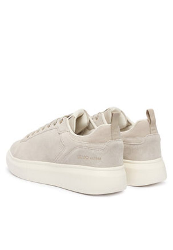 Liu Jo Sneakersy Big 05 7G5015 PX027 Beżowy. Kolor: beżowy. Materiał: zamsz, skóra