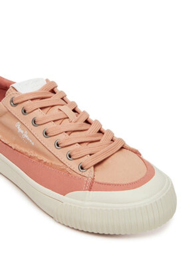 Pepe Jeans Tenisówki Ben Fresh W PLS31589 Pomarańczowy. Kolor: pomarańczowy. Materiał: materiał