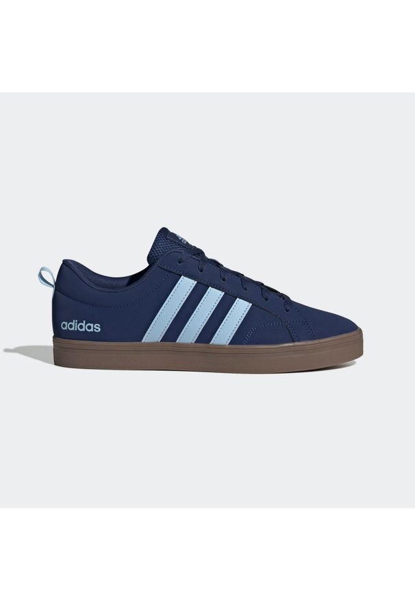 Adidas - Sneakersy męskie ADIDAS VS Pace. Okazja: na spacer. Zapięcie: pasek. Kolor: niebieski. Materiał: kauczuk. Sport: turystyka piesza