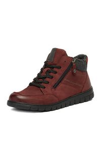 Go Soft Trzewiki CEO-WI23-GHANA-07 Bordowy. Kolor: czerwony. Materiał: skóra, nubuk #8