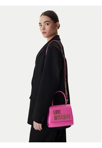 Love Moschino - LOVE MOSCHINO Torebka JC4024PP1OKD0604 Różowy. Kolor: różowy. Materiał: skórzane #7