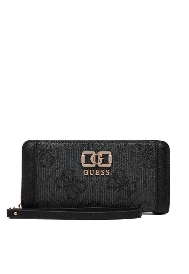 Guess Portfel Karnilla Logo Slg SWOS99 01146 Szary. Kolor: szary. Materiał: skóra