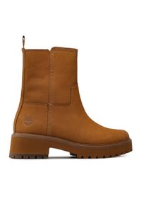 Timberland Botki Carnaby Cool Wrm Pull On Wr TB0A5VR8231 Brązowy. Kolor: brązowy. Materiał: skóra, nubuk