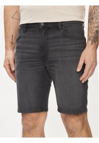 Wrangler Szorty jeansowe Texas 112350869 Czarny Regular Fit. Kolor: czarny. Materiał: jeans, bawełna