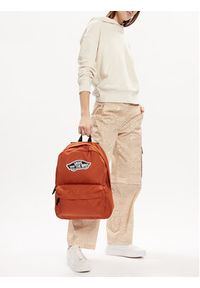 Vans Plecak Wm Realm Backpack VN0A3UI6CKN1 Brązowy. Kolor: brązowy. Materiał: materiał