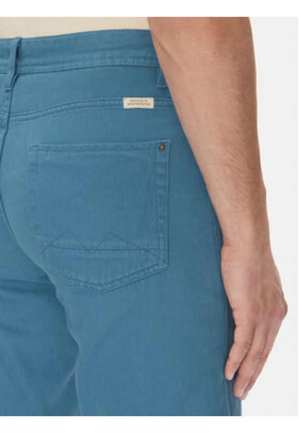 Blend Szorty jeansowe 20718128 Niebieski Regular Fit. Kolor: niebieski. Materiał: bawełna