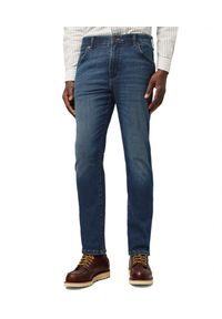 Wrangler - MESKIE SPODNIE WRANGLER LARSTON MARINE TINT 112371025. Styl: marine #1