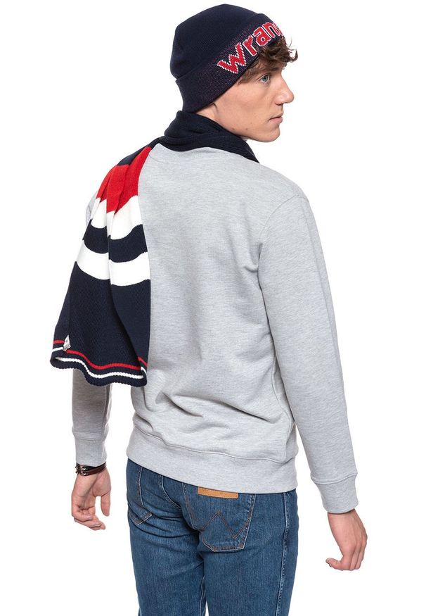 Wrangler - MĘSKA CZAPKA ZIMOWA WRANGLER KABEL BEANIE BLUE DEPTHS W0U1UHXJY 112125780. Sezon: zima