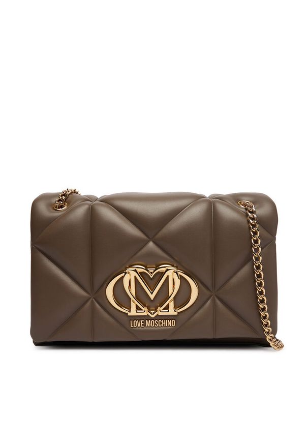 Love Moschino - Torebka LOVE MOSCHINO. Kolor: brązowy