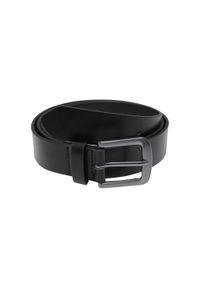 Urban Classics - Pasek Skóra Syntetyczna Easy. Kolor: szary, czarny, brązowy, wielokolorowy. Materiał: skóra, syntetyk. Wzór: paski #1