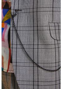 medicine - Medicine marynarka męska kolor szary. Kolor: szary. Materiał: tkanina. Styl: klasyczny #2