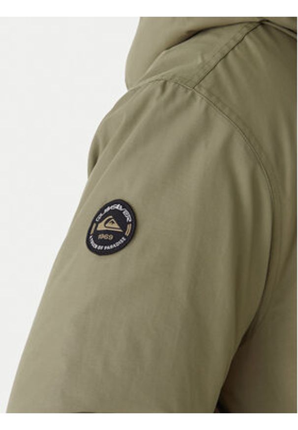 Quiksilver Kurtka przejściowa June Battle EQYJK04172 Zielony Regular Fit. Kolor: zielony. Materiał: syntetyk