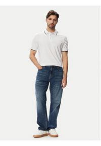 Guess Polo M6YP28 K4475 Biały Slim Fit. Typ kołnierza: polo. Kolor: biały. Materiał: bawełna #5