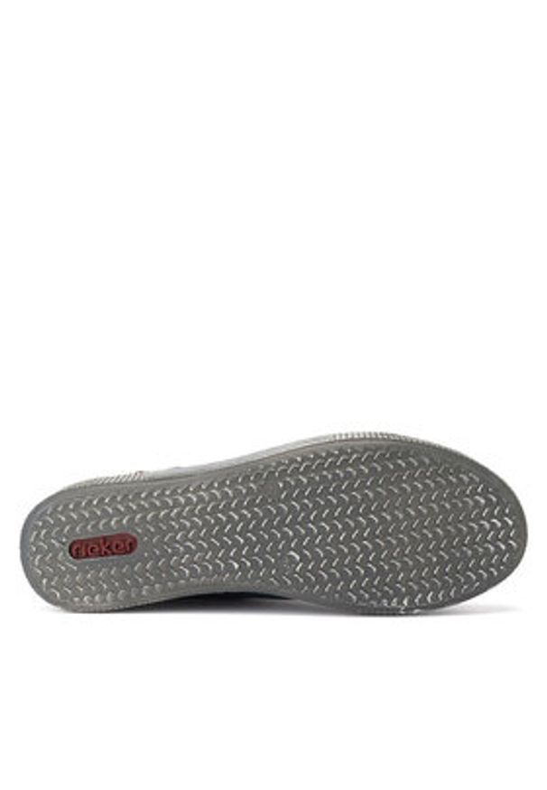 Rieker Trampki Z1221-14 Niebieski. Kolor: niebieski. Materiał: skóra
