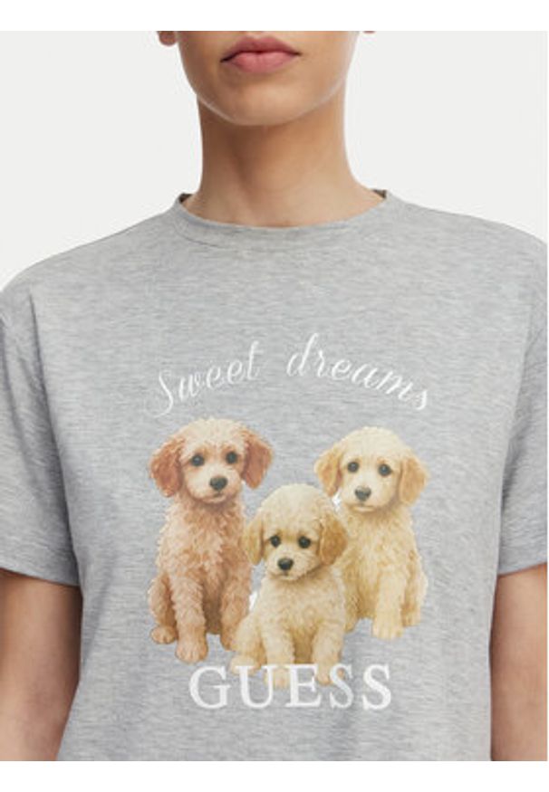 Guess Piżama O6GX05 KH110 Szary Relaxed Fit. Kolor: szary. Materiał: syntetyk