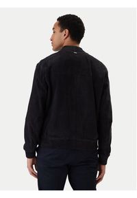 BOSS Kurtka skórzana H-Muller 50543213 Granatowy Regular Fit. Kolor: niebieski. Materiał: skóra #4