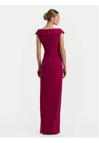 Lauren Ralph Lauren Sukienka wieczorowa 253863940017 Różowy Slim Fit. Kolor: różowy. Materiał: syntetyk. Styl: wizytowy