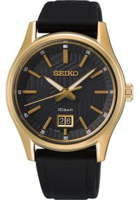 Zegarek Seiko Zegarek męski Seiko SUR560P1 czarny. Kolor: czarny #1