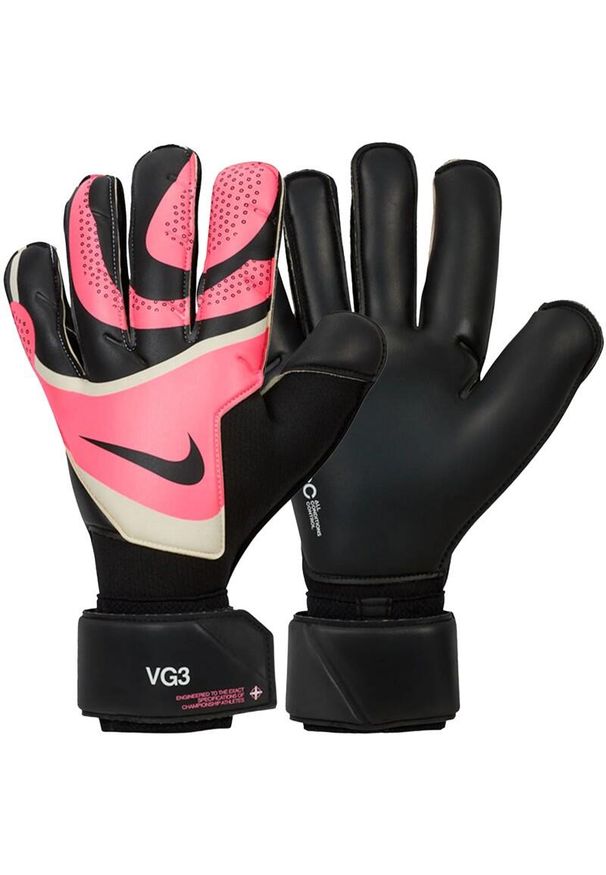 Rękawice bramkarskie Nike Vapor Grip 3. Kolor: wielokolorowy, różowy, czarny