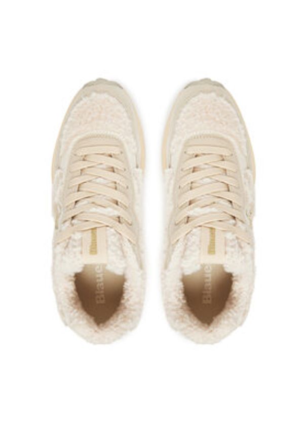 Blauer Sneakersy F5LYNN02/FUR Beżowy. Kolor: beżowy. Materiał: materiał