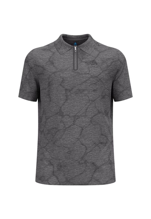 Odlo - Koszulka polo z krótkim rękawem męska ODLO Ascent Chilltec Polo Shirt. Typ kołnierza: polo. Kolor: czarny. Długość rękawa: krótki rękaw. Długość: krótkie