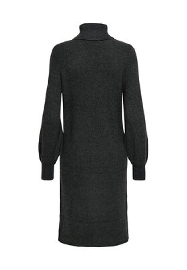 only - ONLY Sukienka dzianinowa 15309197 Szary Comfort Fit. Kolor: szary. Materiał: wiskoza
