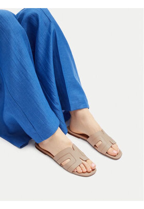 Jenny - JENNY Klapki R25SS00543 Beżowy. Kolor: beżowy. Materiał: syntetyk, materiał