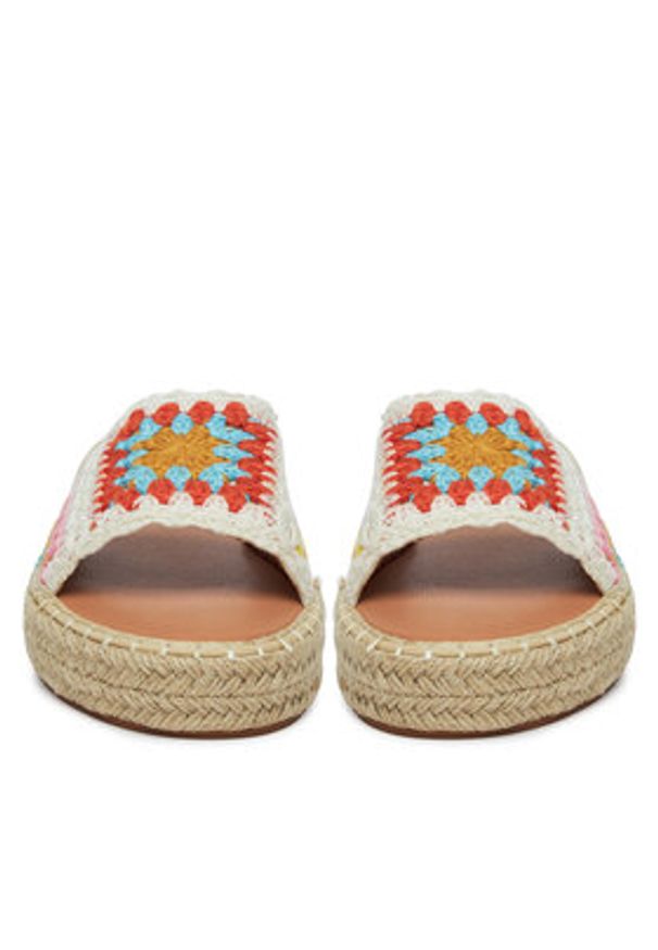 DeeZee Espadryle 8-730-4 Écru. Kolor: kremowy. Materiał: materiał