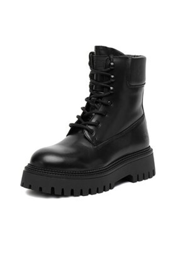 G-Star RAW - G-Star Raw Trapery EO-AYSE-8093-25 Czarny. Kolor: czarny. Materiał: skóra