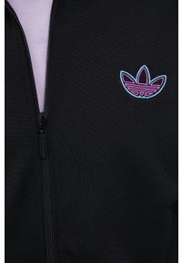 adidas Originals bluza HE4689 męska kolor czarny gładka. Kolor: czarny. Materiał: materiał. Wzór: gładki #4