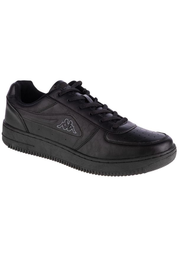 Kappa - Buty męskie sportowe miejskie do chodzenia KAPPA BASH. Kolor: czarny. Materiał: materiał, syntetyk. Sport: turystyka piesza