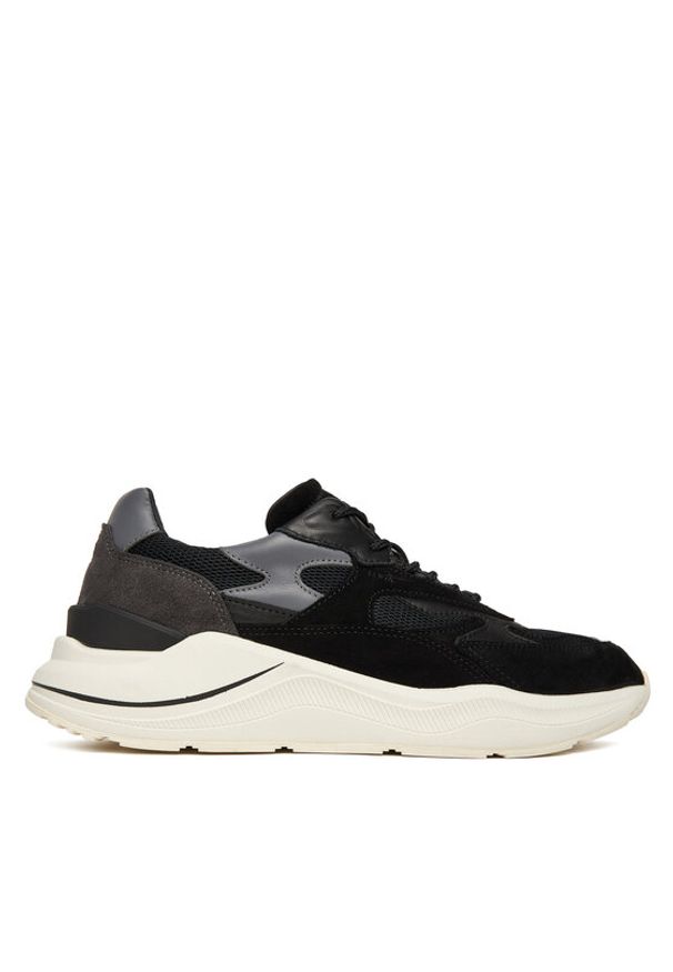 D.A.T.E. Sneakersy Fuga Mesh M431-FG-ME Czarny. Kolor: czarny. Materiał: skóra