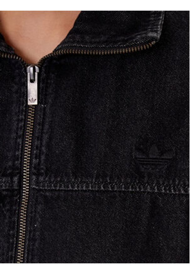 Adidas - adidas Kurtka jeansowa adicolor Denim Adilenium JY2897 Czarny Oversize. Kolor: czarny. Materiał: bawełna