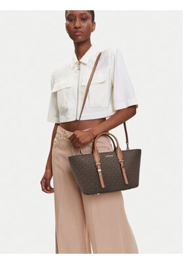 MICHAEL Michael Kors Torebka 30R5G9OS1B Brązowy. Kolor: brązowy. Materiał: skórzane