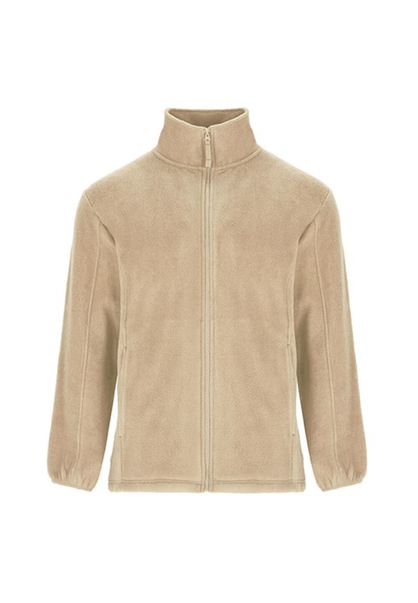 ROLY - Męska Bluza Polarowa. Kolor: beżowy. Materiał: polar. Sezon: zima. Styl: sportowy