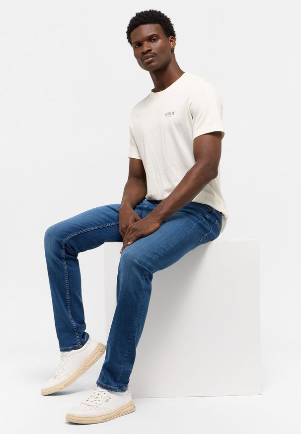Mustang - Męskie Spodnie Jeansowe MUSTANG Boston Denim Blue 1015289 5000 682