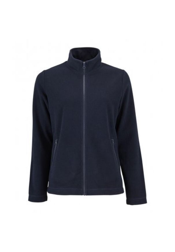 SOL'S - Damska Bluza Polarowa Norman. Kolor: niebieski. Materiał: polar. Sezon: zima