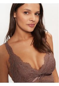 Hunkemöller Body Arabella 300177 Brązowy. Kolor: brązowy. Materiał: syntetyk #3